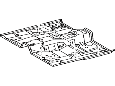 Toyota 58111-06904 Pan,  Front Floor