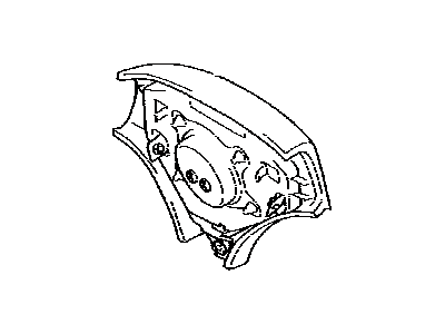 45130-06150-B0 Toyota Button Assembly, Horn Illustration 1 of 1