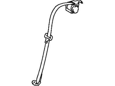 Toyota 73370-06110-B1 Belt Assy,  Rear Seat 3 Point Type,  Outer LH