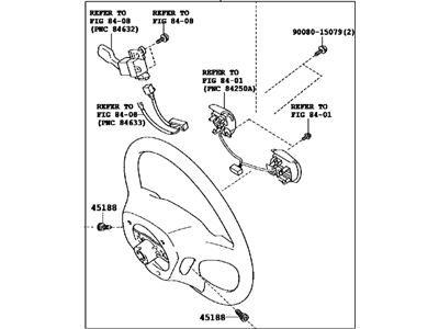 Toyota 45100-06810-B1 Wheel Assy,  Steering