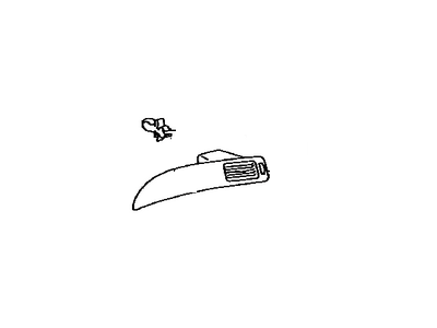 Toyota 55670-06050 Register Assy,  Instrument Panel,  NO.3