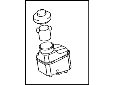 Toyota 47220-33131 Reservoir Sub-Assy,  Brake Master Cylinder