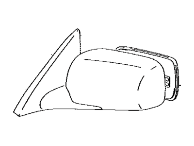 Toyota 87940-AA110-B2 Mirror Assy,  Outer Rear View,  LH