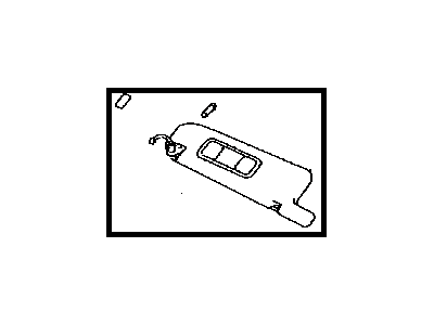 Toyota 74320-AC261-C1 Visor Assy,  LH