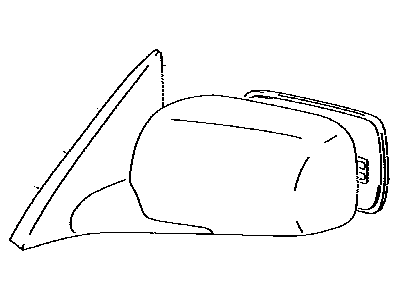 Toyota 87910-AA120-J0 Mirror Assy,  Outer Rear View,  RH