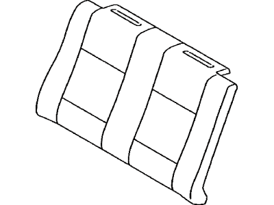 Toyota 71077-06250-A0 Cover, Rear Seat Back (For Bench Type)