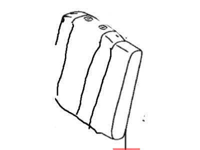 Toyota 71651-AA060 Pad, Rear Seat Back, Passenger Side(For Separate Type)