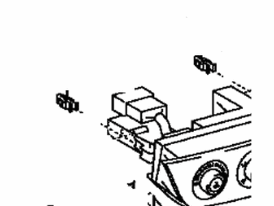 Toyota 55902-AA010 Panel Sub-Assembly, Air Conditioner