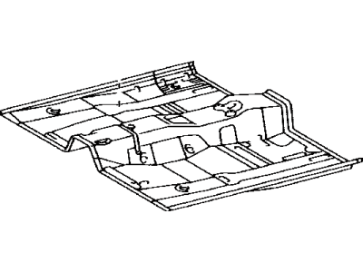 Toyota 58111-06904 Pan, Front Floor, Driver Side