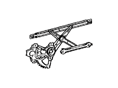 Toyota 69801-AA031 Regulator Sub-Assembly, Front Door Window, Passenger Side