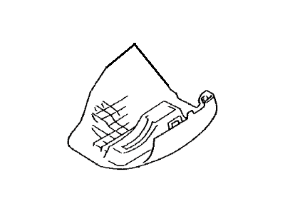 Toyota 45287-06120-B0 Cover, Steering Column, Lower