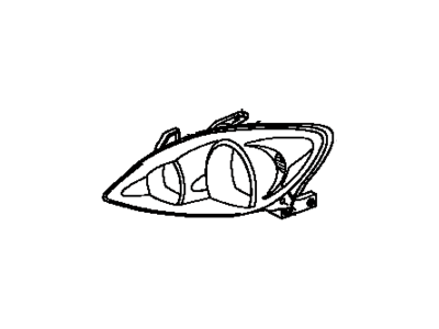 Toyota 81110-AA030 Headlamp Assembly, Passenger Side