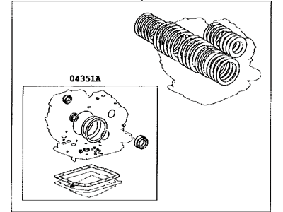 Toyota 04352-12170 Kit,  Transaxle Overhaul(ATM)