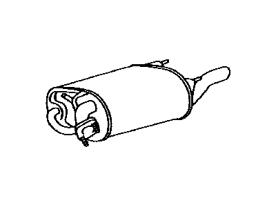 Toyota Exhaust Pipe - 17440-0H040