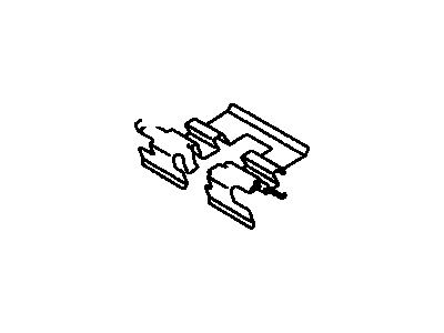 Toyota 47716-06090 Plate,  Pad Support,  NO.1(For Rear Disc Brake)