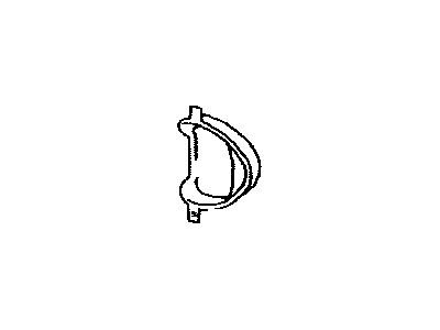Toyota 16366-28220 Insulator,  Cooling Fan Motor