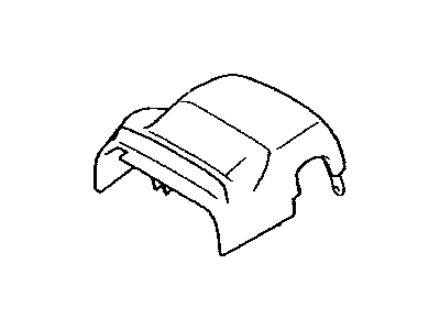 Toyota 45286-06120-B0 Cover, Steering Column, Upper