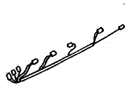 Toyota 82185-60031 Wire,  Back Door,  NO.2