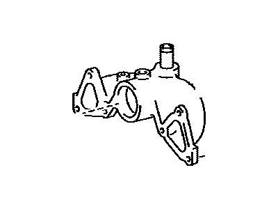 Toyota 16356-50140 Joint,  Water By-Pass,  Rear