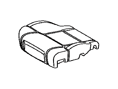 Toyota 71511-0C390 Pad,  Front Seat Cushion,  RH(For Separate Type)