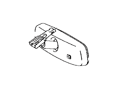 Toyota 87810-0C040 Mirror Assy,  Inner Rear View