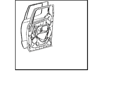 Toyota 67004-0C121 Panel Sub-Assy,  Rear Door,  LH