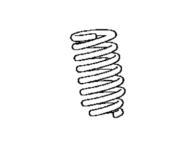 Toyota 48131-0C243 Spring,  Front Coil,  LH