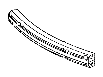 Toyota 52021-0C050 Reinforcement Sub-Assembly, Front Bumper