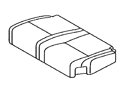 Toyota 71076-0C441-E1 Cover,  Rear Seat Cushion,  LH (For Separate Type)
