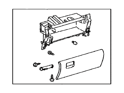 Toyota 55320-0C030-C0 Panel Sub-Assy,  Instrument Panel Finish,  Lower RH
