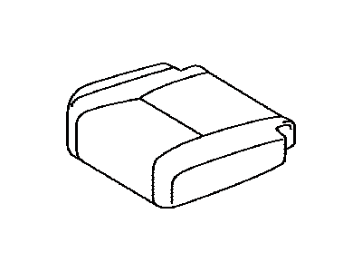 Toyota 71075-0C380-C4 Cover,  Rear Seat Cushion,  RH (For Separate Type)
