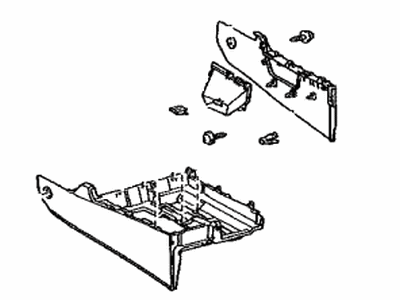 Toyota 58811-0C040-C0 Box,  Console,  Front