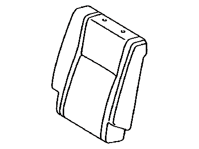 Toyota 71077-0C490-C0 Cover,  Rear Seat Back,  RH (For Separate Type)