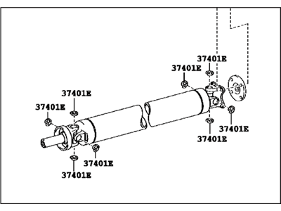 Toyota 37110-0C114 Shaft Assy,  Propeller