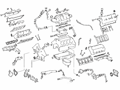Toyota 04111-0S022 Gasket Kit,  Engine Overhaul