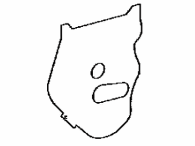 Toyota 67841-0C050 Cover,  Rear Door Service Hole