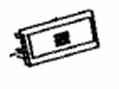 Toyota 55522-01040 Cover,  Radio Tuner Opening
