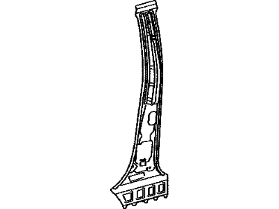 Toyota 61308-0C020 Pillar Sub-Assy,  Center Body,  Inner LH