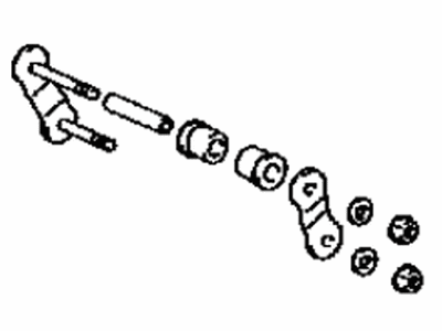 Toyota 04483-0C050 Shackle Kit,  Rear Spring,  RH