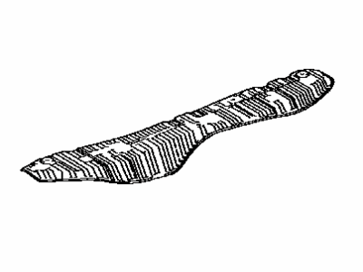 Toyota 58156-0C011 Insulator,  Front Floor Heat,  NO.4