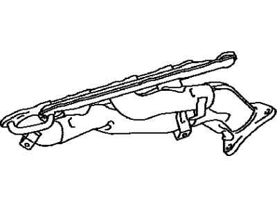 Toyota 17105-38010 Manifold Sub-Assembly, Exhaust, Driver Side