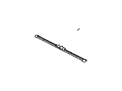 Toyota 85222-0C020 Blade,  Front Wiper,  LH