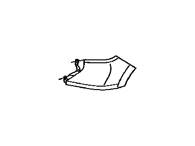 Toyota 53932-0C020-B0 Panel, Front End, Left-Hand