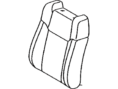 Toyota 71074-0C890-C0 Cover,  Front Seat Back,  LH(For Separate Type)