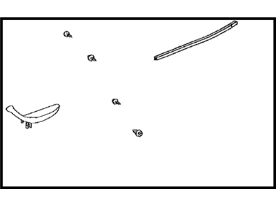 Toyota 67630-0C101-E1 Board Sub-Assy,  Rear Door Trim,  RH