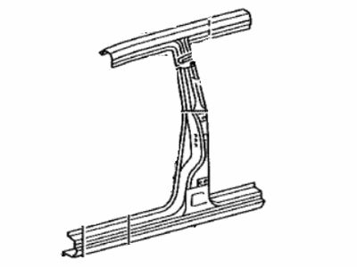 Toyota 61214-0C010 Rail, Roof Side, Outer Driver Side