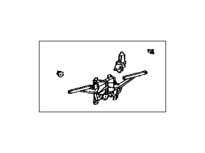 Toyota 69850-0C040 Regulator Assy,  Back Door Power Window
