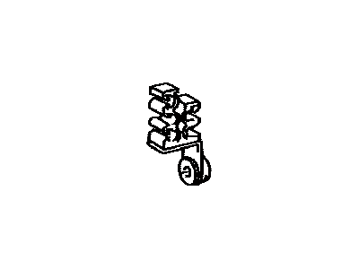 Toyota 47374-34020 Clamp,  Brake Tube,  NO.4
