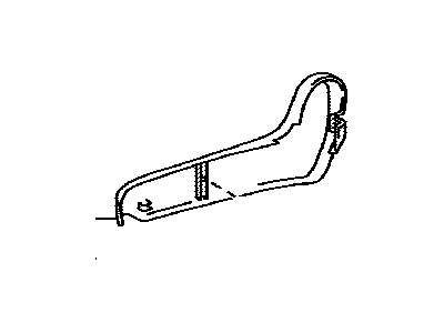 Toyota 71805-0C010-B0 Cover,  Reclining Adjuster,  RH