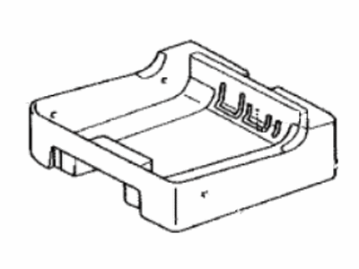 Toyota 72927-0C010-E0 Cover,  Rear Seat Cushion Under,  RH